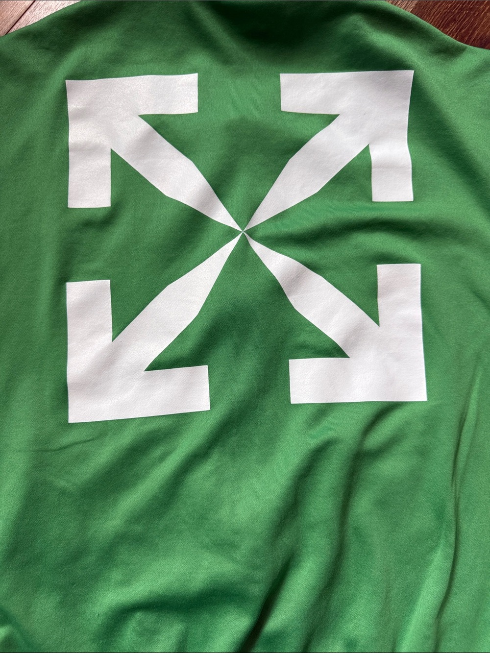 Off-White Single Arrow Track Jacket Green White XL Made in Italy - Picture 9 of 11